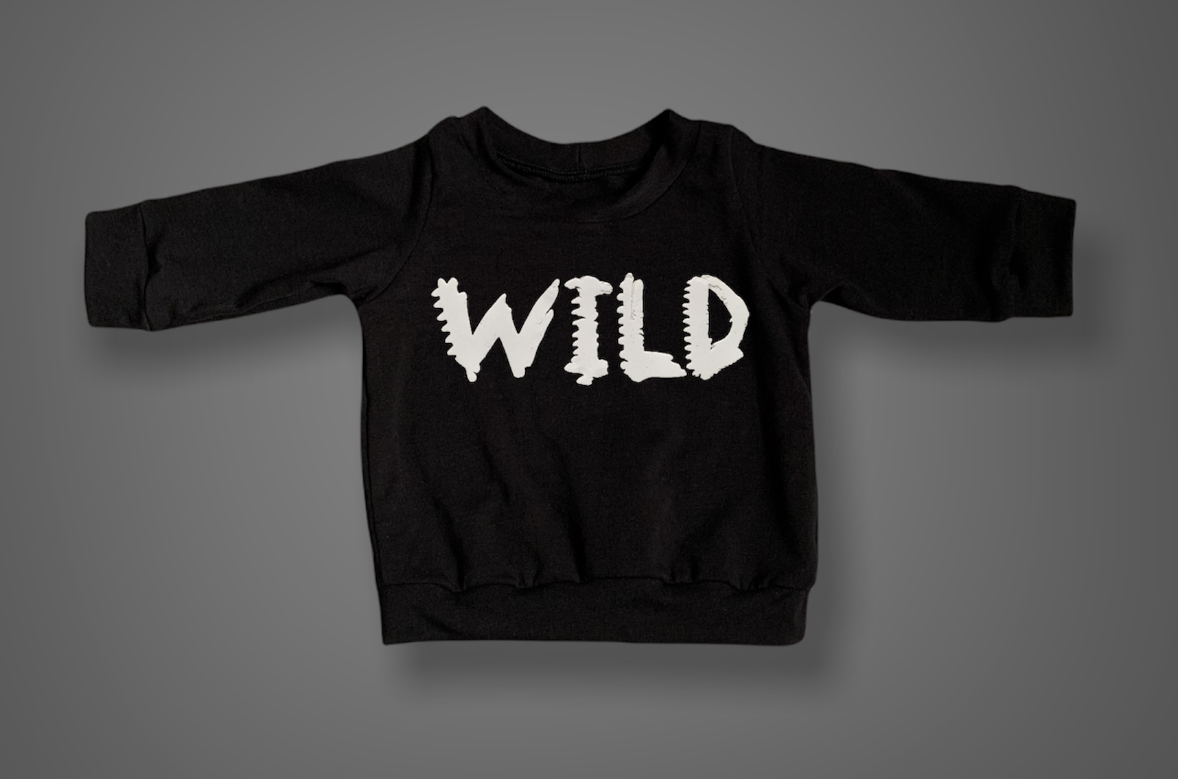 Longsleeve wild - zwart