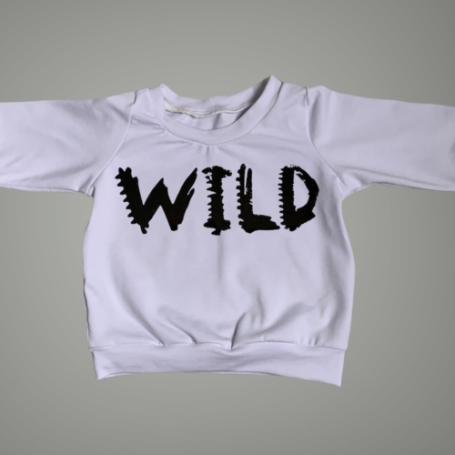 Longsleeve wild - wit